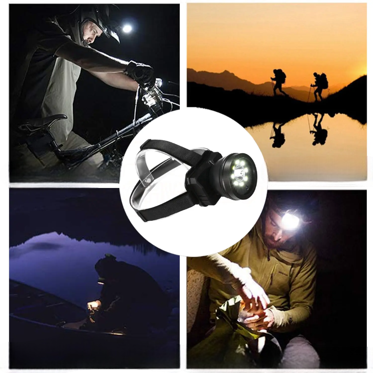 Lampe Frontale avec caméra