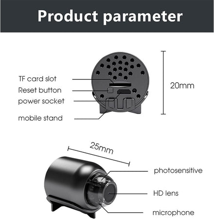 Mini Camera HD WiFi 1080P