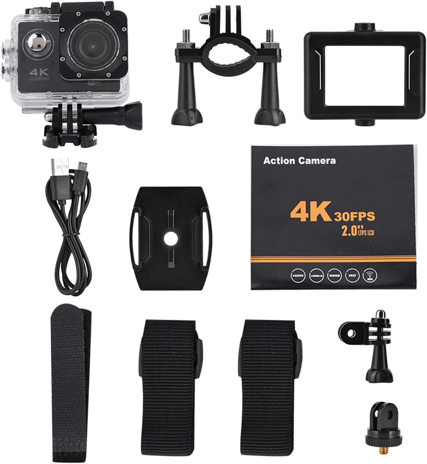 Caméra de sport 4K WIFI mini DV extérieure, Imperméable haute définition plongée