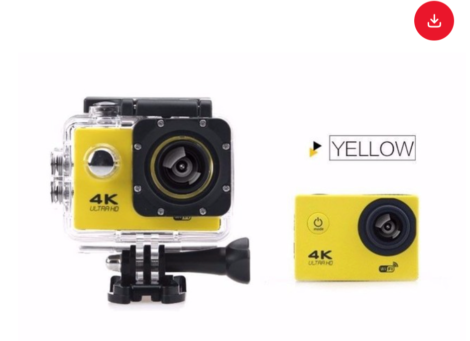 Caméra de sport 4K WIFI mini DV extérieure, Imperméable haute définition plongée