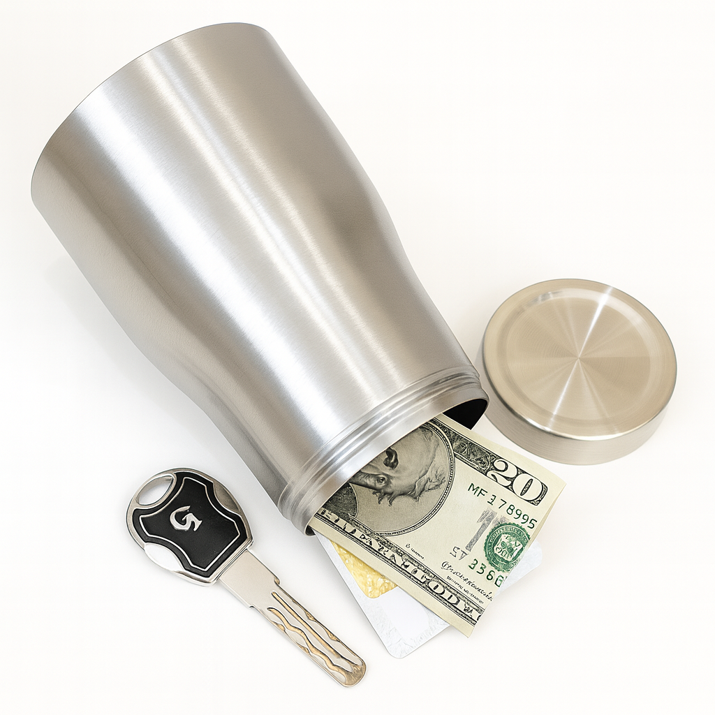 Gobelet Isotherme Secret avec Compartiment Caché