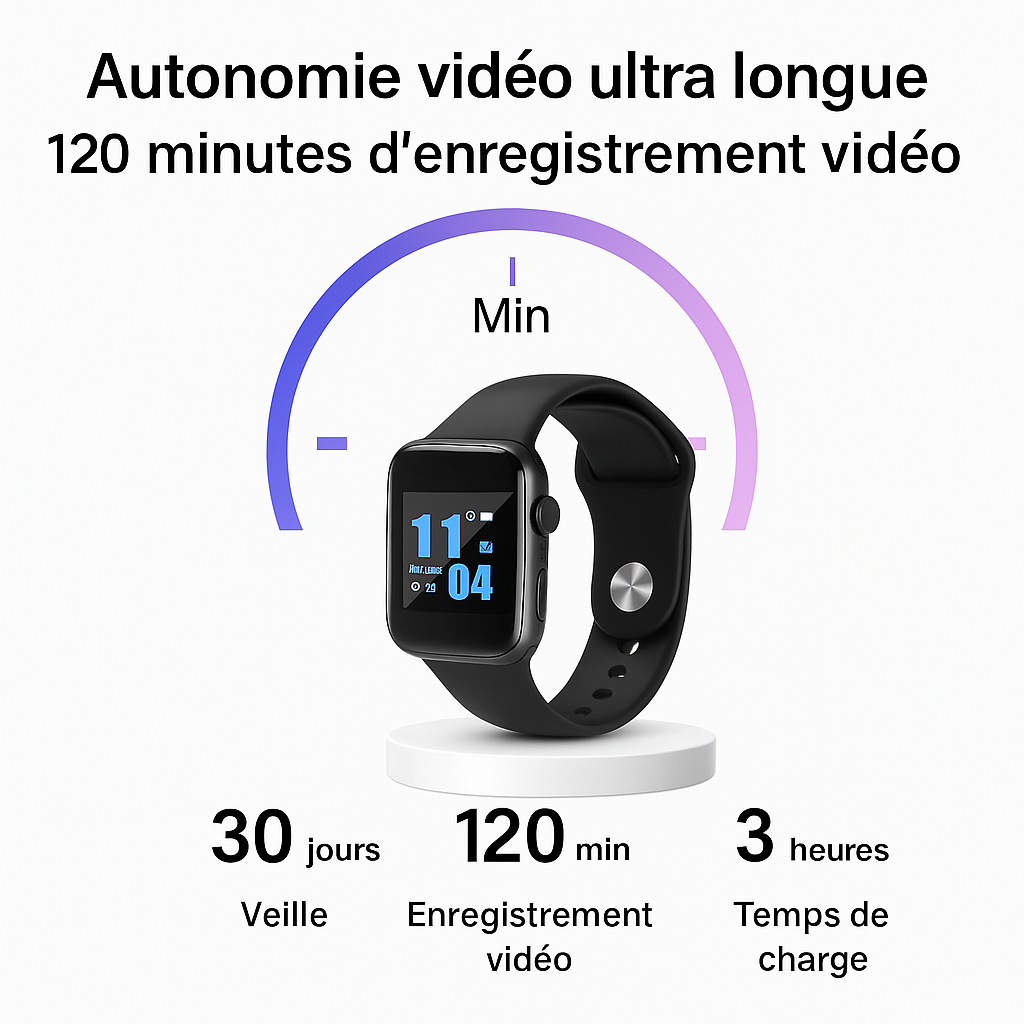 Montre Caméra Espion HD 1080P