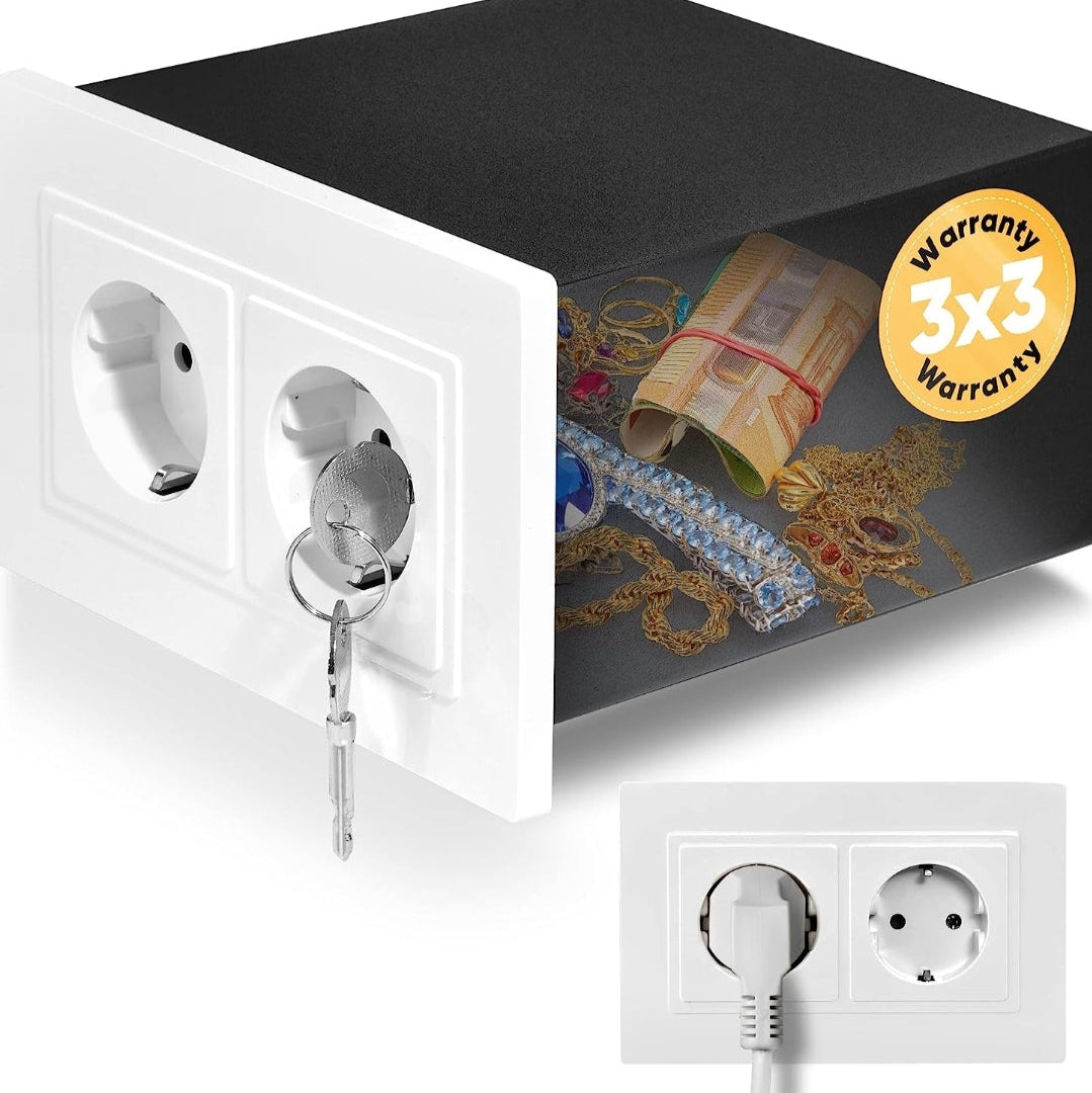 Prise Murale Coffre-Fort Dissimulée