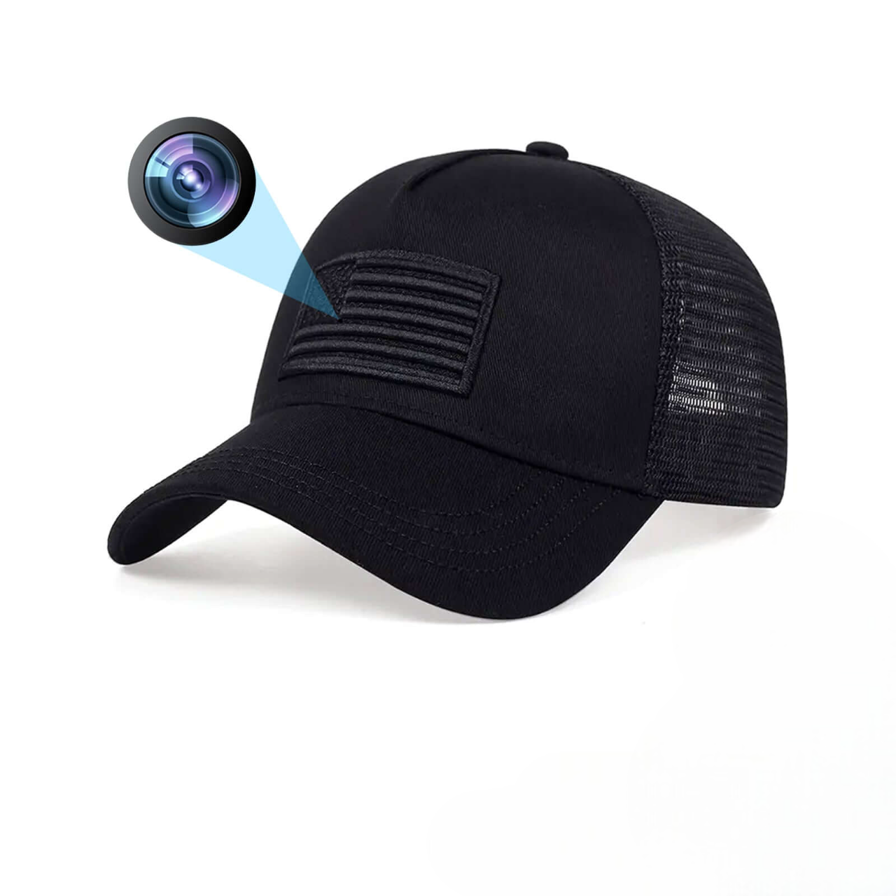 Casquette Caméra Cachée WiFi HD 1080P